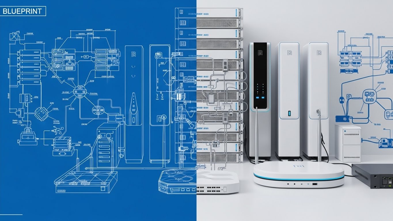 (Wireframe to Reality): Split Blueprint Hardware – Validating Architectural Fidelity
