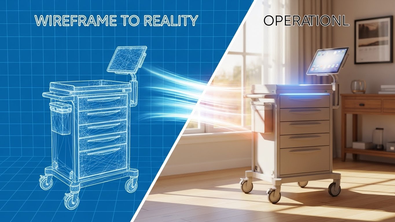 Wireframe Transition: Concept to Care