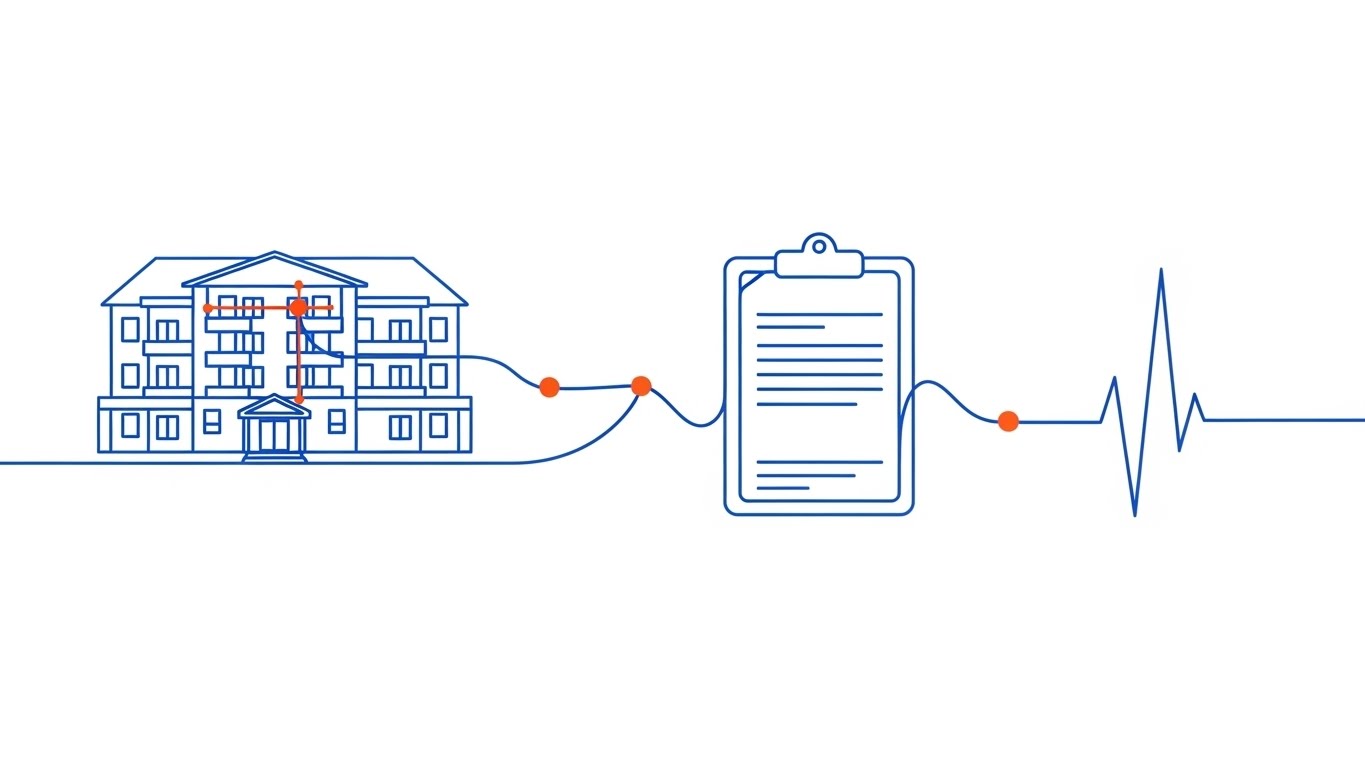 2D Line Art: Digital Pulse