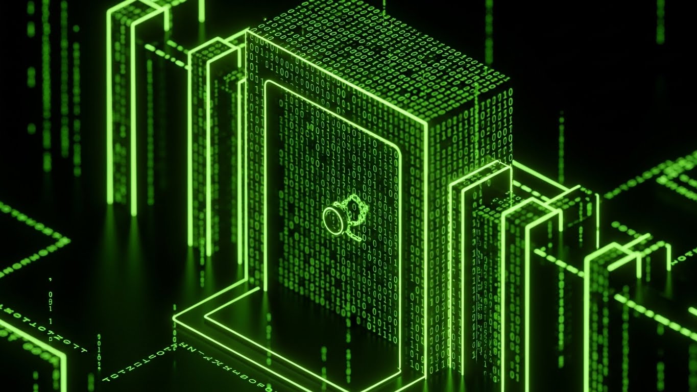 (Dark Mode UI): Matrix Code + Encrypting Dealer Data