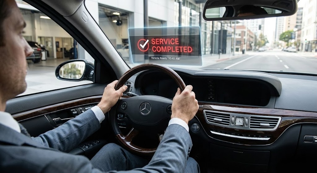 (POV Lifestyle): Driver Seat View + Connecting Drive to Data