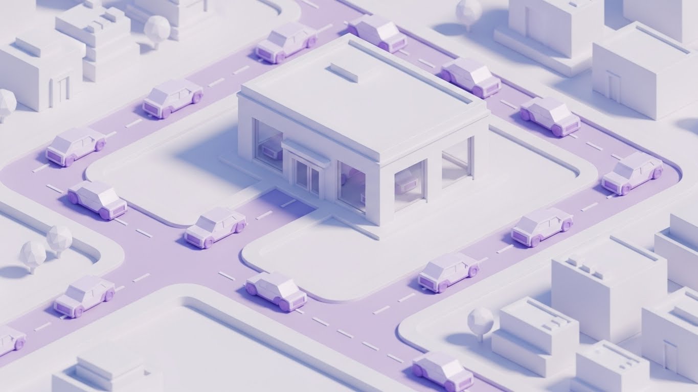 (Isometric 2D): Circuit Traces + Engineering Dealership Efficiency