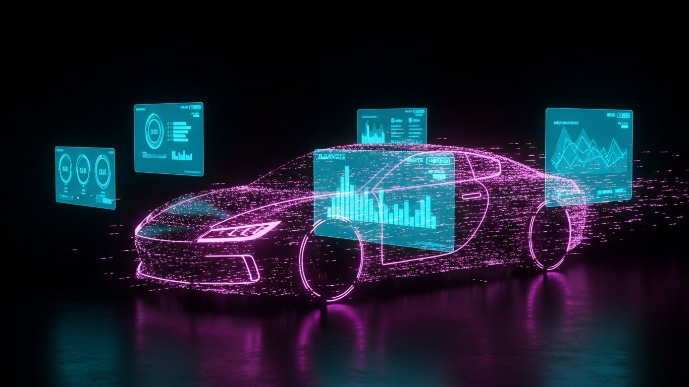 (Futuristic Neon/Dark Mode): The Pro Tier: Visualizing advanced capability.