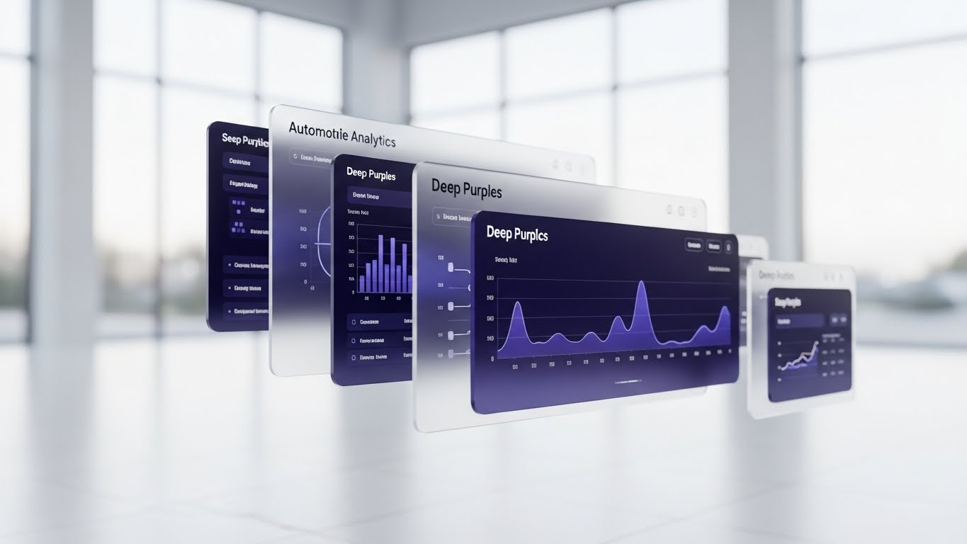 (3D Parallax UI): Glassmorphism Depth: The premium dashboard experience.