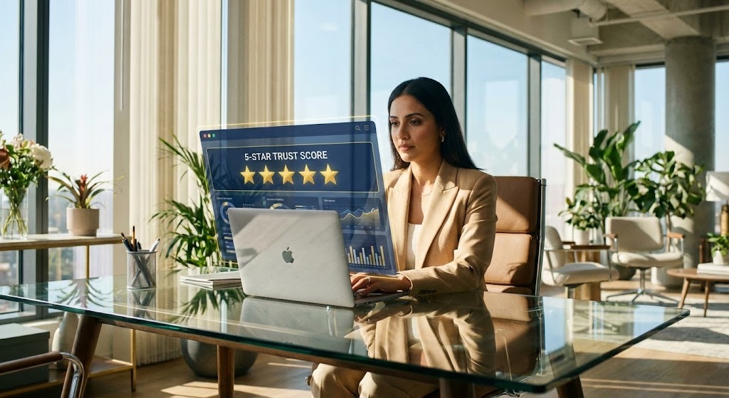 (Lifestyle Stock with UI): Augmented Trust: Validating the decision-maker.