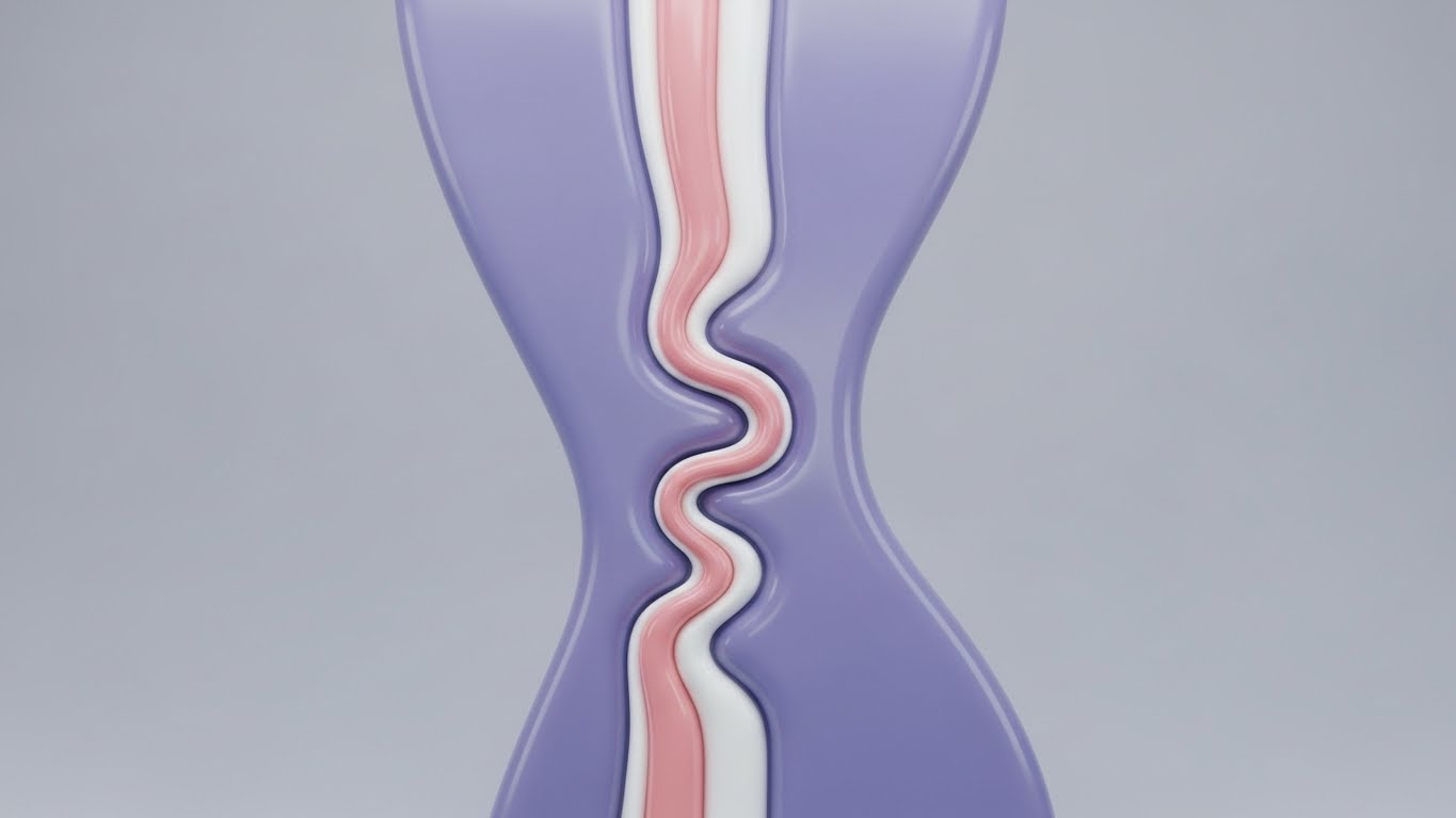 (Abstract 2D Glossy Vector): Liquid Data: Premium programmatic fluidity.