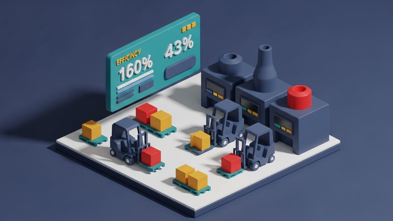 Isometric 3D Workflow: Orchestrated Efficiency