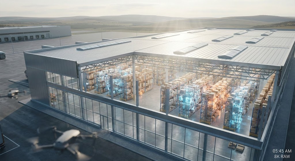 Generative AI Cinematic: Logistics Digital Twin