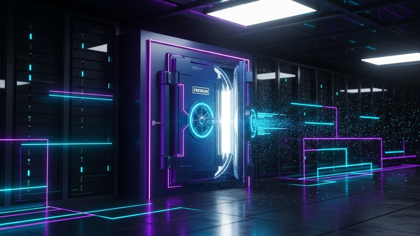 (Cyberpunk 3D): The Fortress (Premium Security Tier)