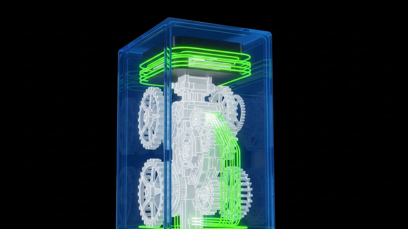 (3D X-Ray): Internal Mechanics (Transparent Audit Logic)
