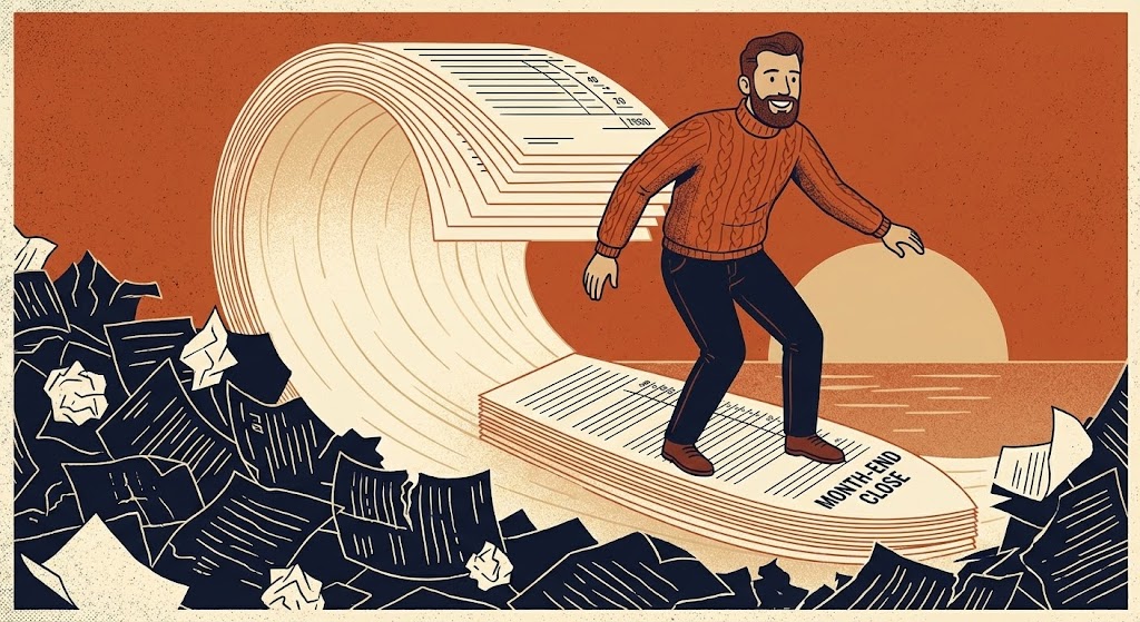 (Textured 2D Vector): Mastering the Wave (Overcoming Process Chaos)