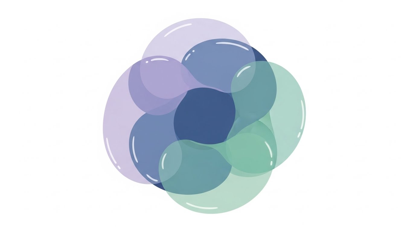 (Abstract 2D Organic): Fluid Fusion (Seamless Transaction Matching)