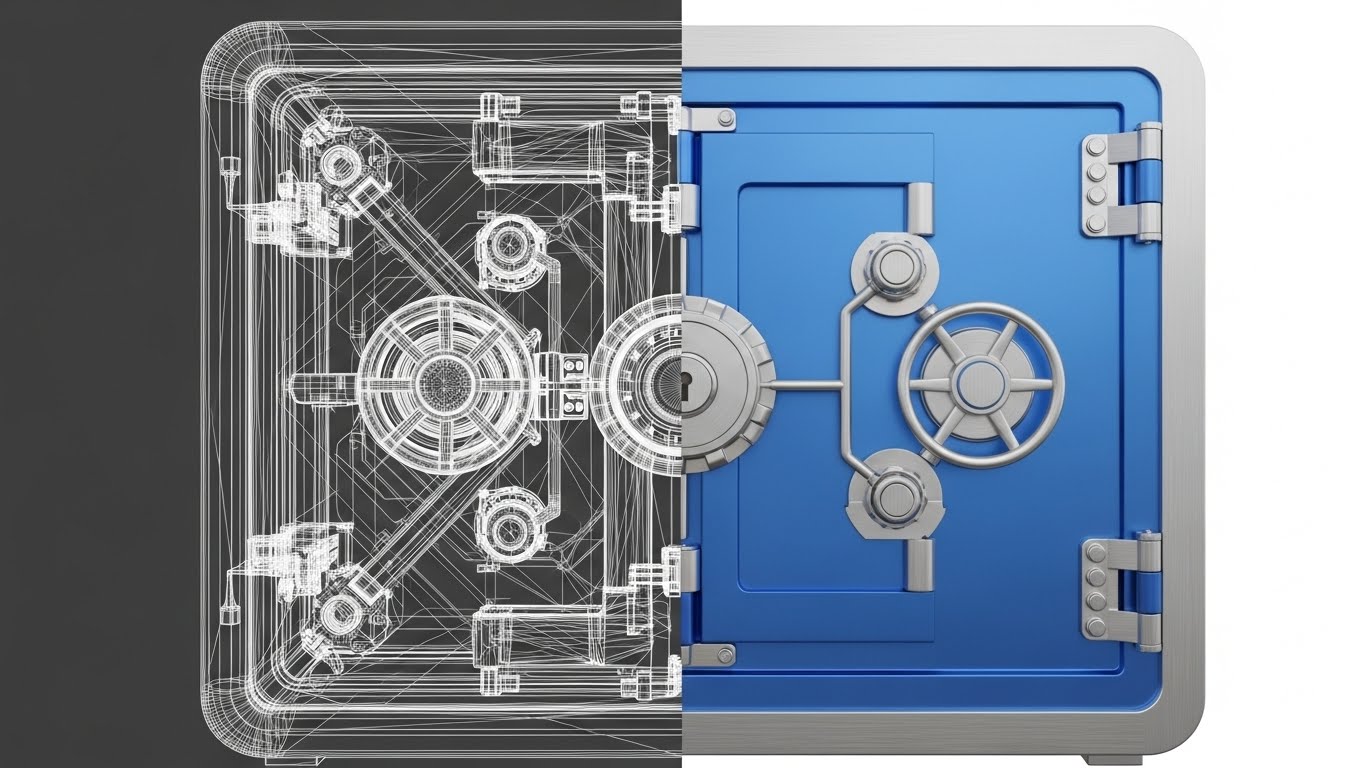 (Isometric 3D): Miniaturized Server Racks – Visualizing Data Sovereignty