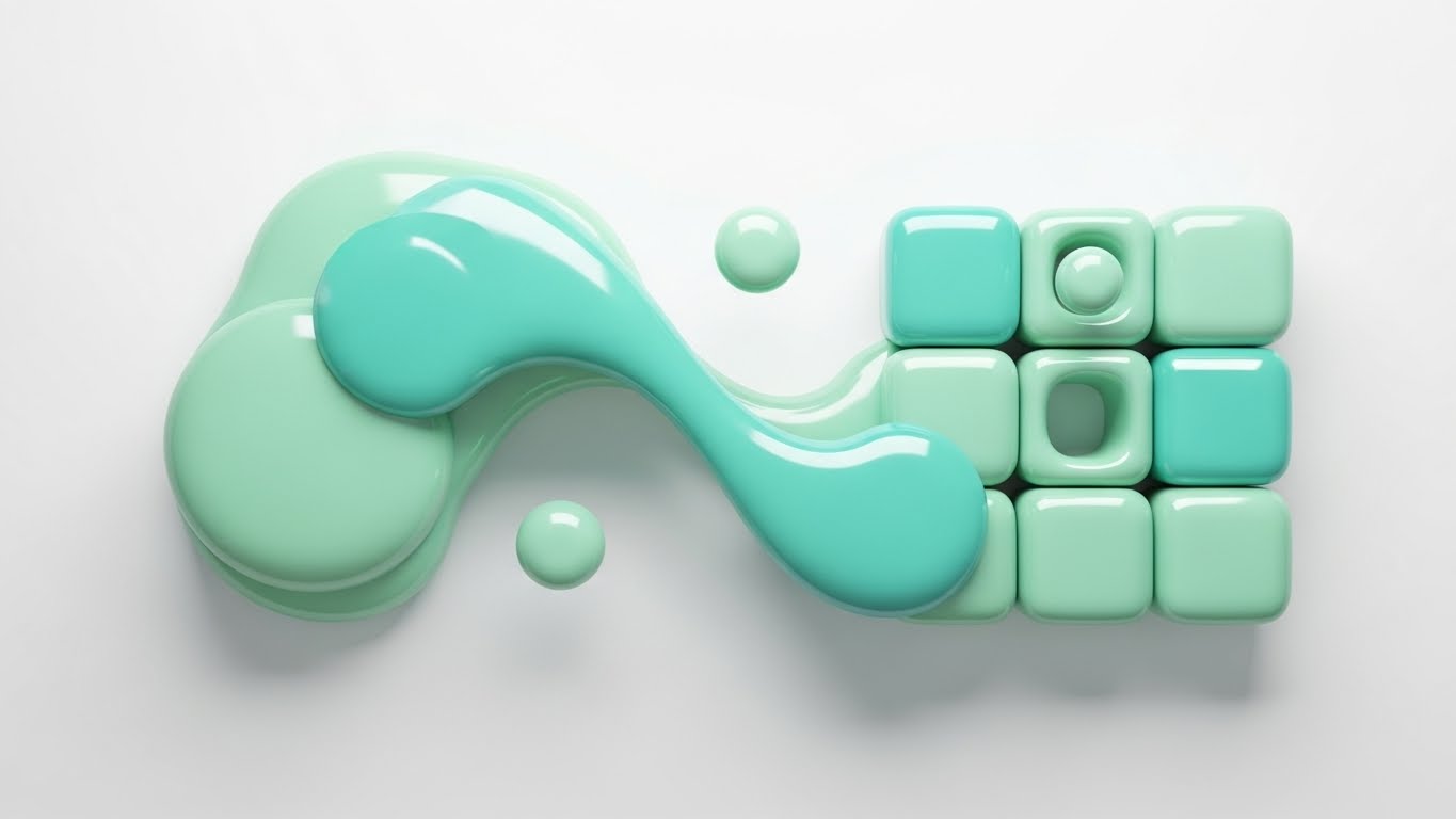 (Abstract Organic): Fluid Chaos to Grid – Visualizing Data Normalization