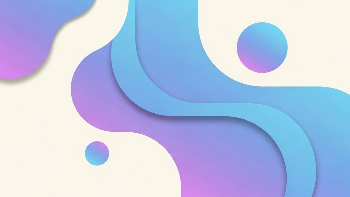 (Abstract 2D Motion Graphics): Fluid Gradient Flow – Visualizing Frictionless Updates