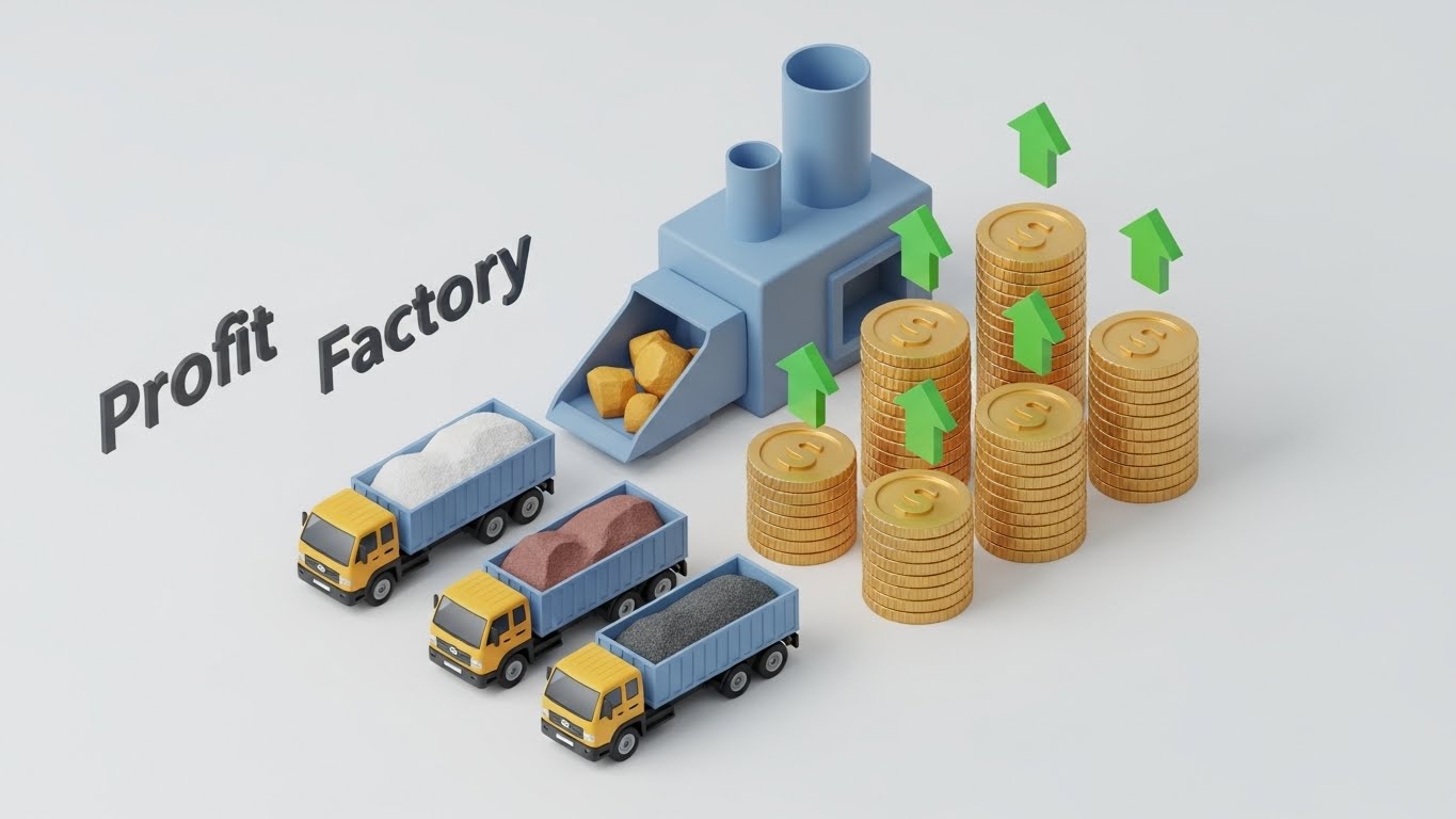 (Isometric Profit): Tangible ROI + Process Automation