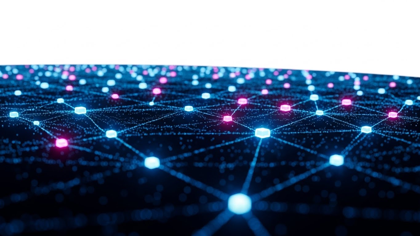 (Abstract 3D AI): Global Network + Intelligent Connectivity