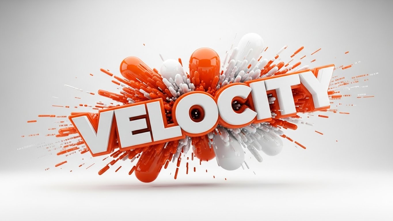 (Kinetic Typography): Explosive Speed + Industrial Impact