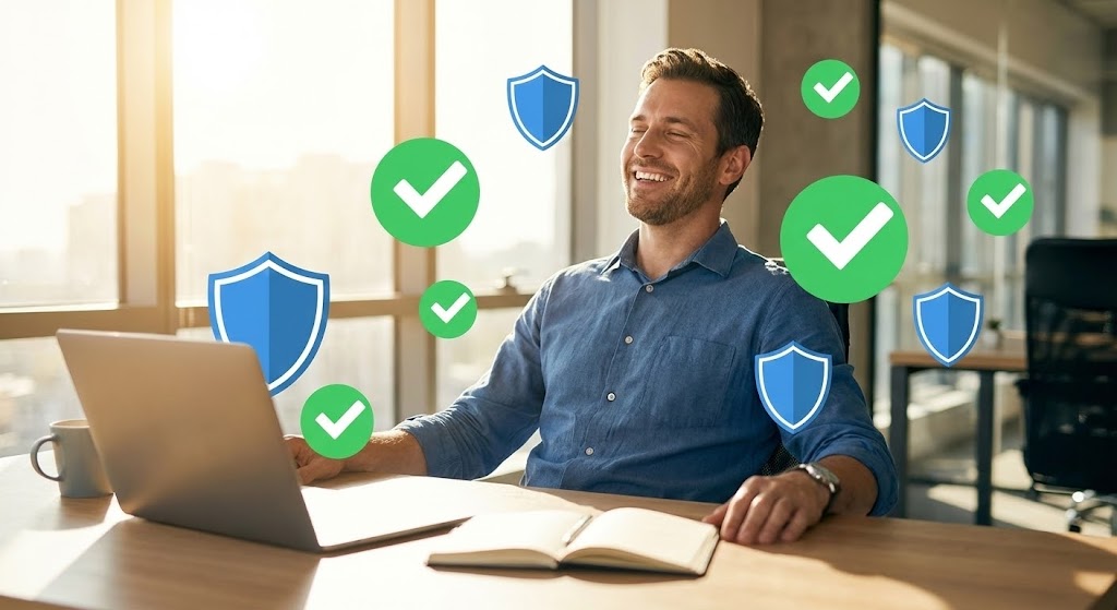 (2D Graphics Over Live Action): Mixed Reality — Peace of Mind