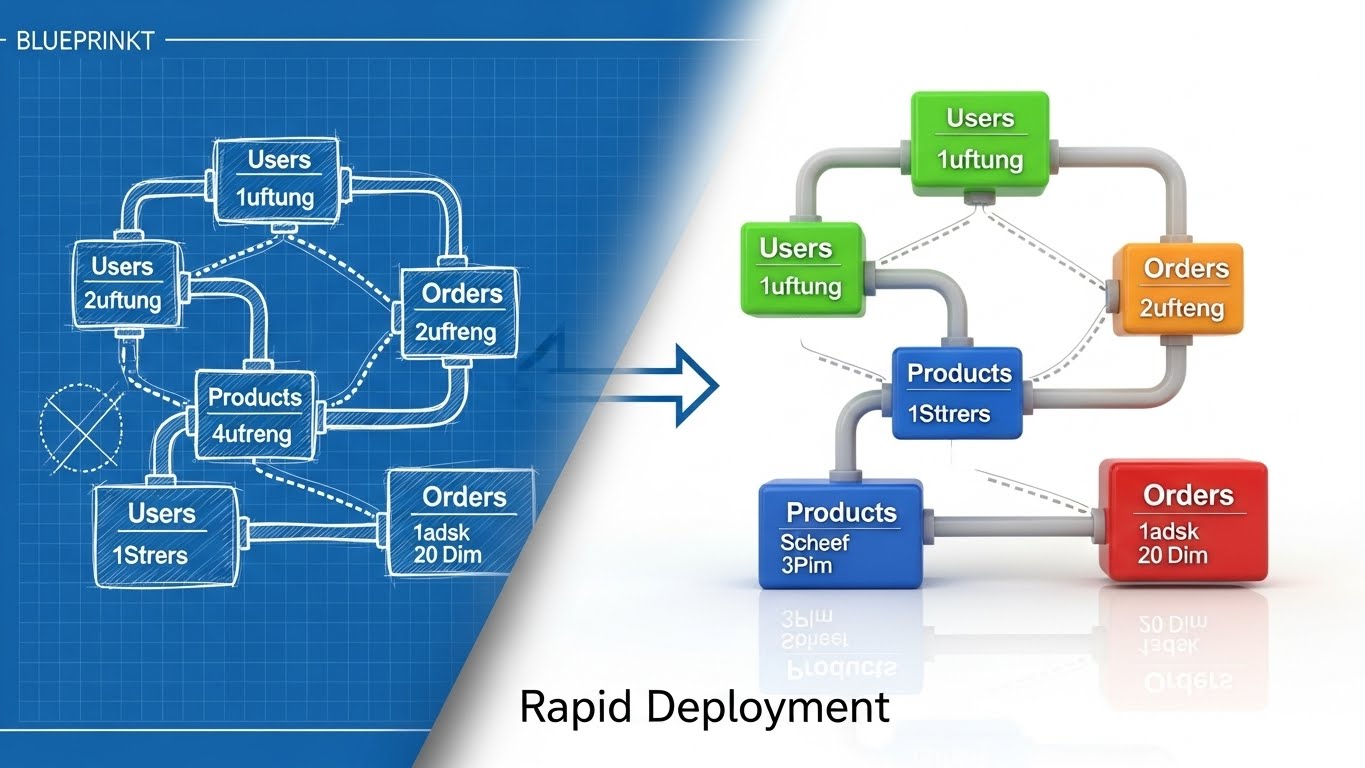 (Wireframe to Reality Transition): Rapid Evolution — Time-to-Value