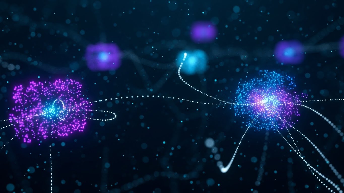 (Abstract 3D AI Visualization): The Beauty of Big Data