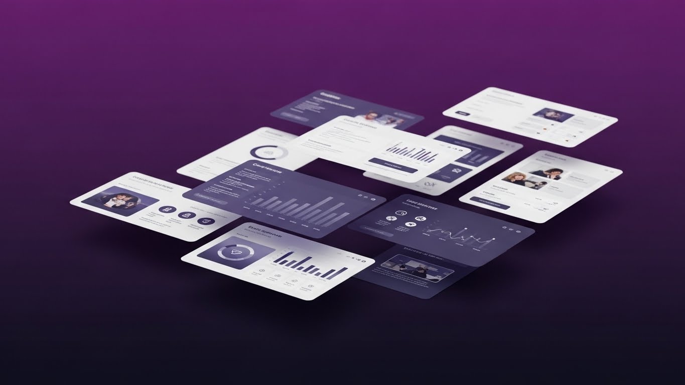 (3D Parallax UI Presentation): Layered Depth, Preventing Customer Churn