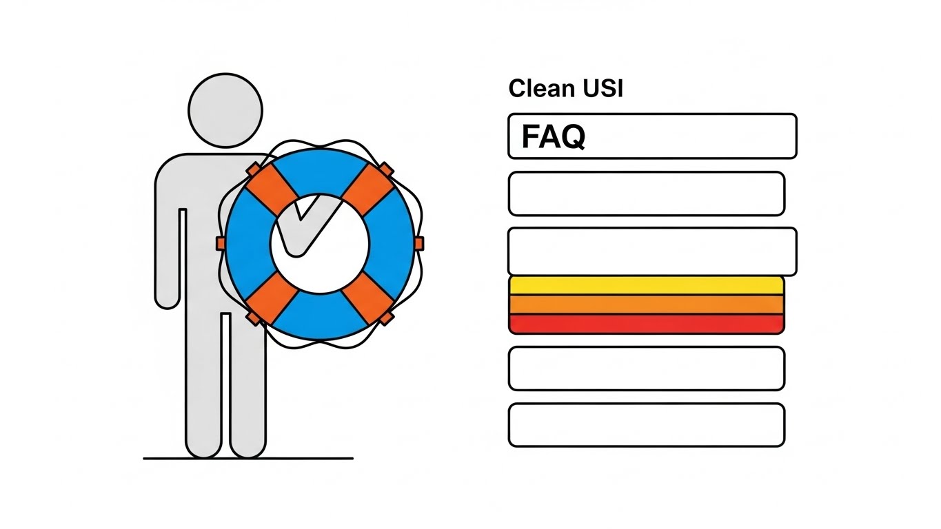 (Minimalist Flat + Clean UI Hybrid): Clarity Anchor, Reducing Support Overhead