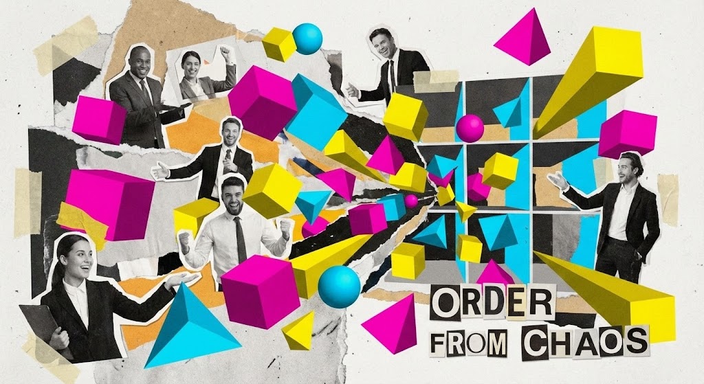 (AI Generated Mixed Media): Visualizing Digital Transformation