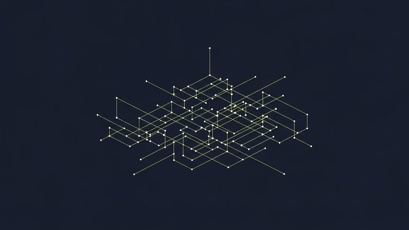 (2D Line Art + Data Viz): Mapping Digital Infrastructure