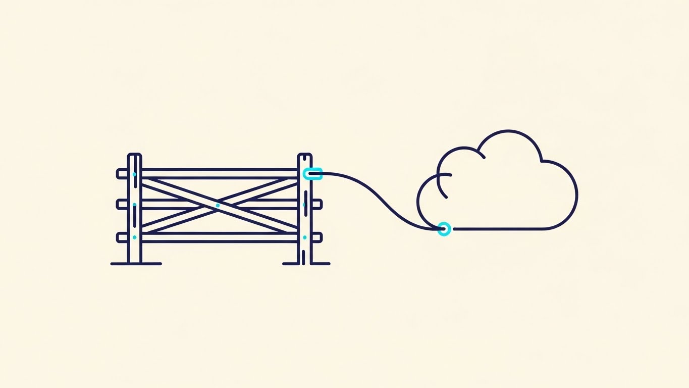 (2D Line Art Animation): Linear Connection + Bridging Physical Infrastructure