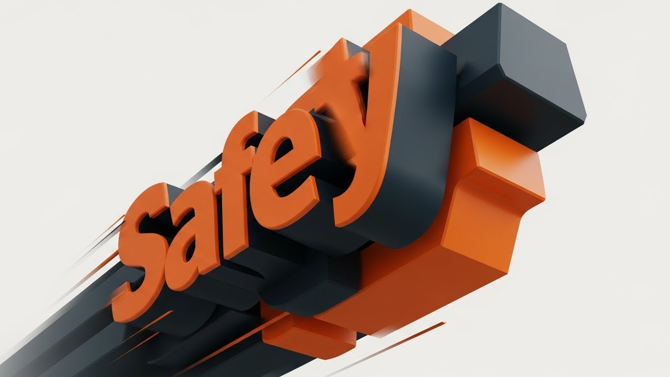 (Bold Kinetic Typography): High-Velocity Text + Driving Compliance Urgency