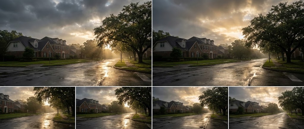 (Cinematic AI): Post-Storm Sun + Restoring Customer Peace