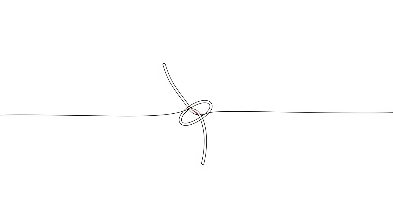 (2D Line Art): Untying Knot + Solving Process Friction