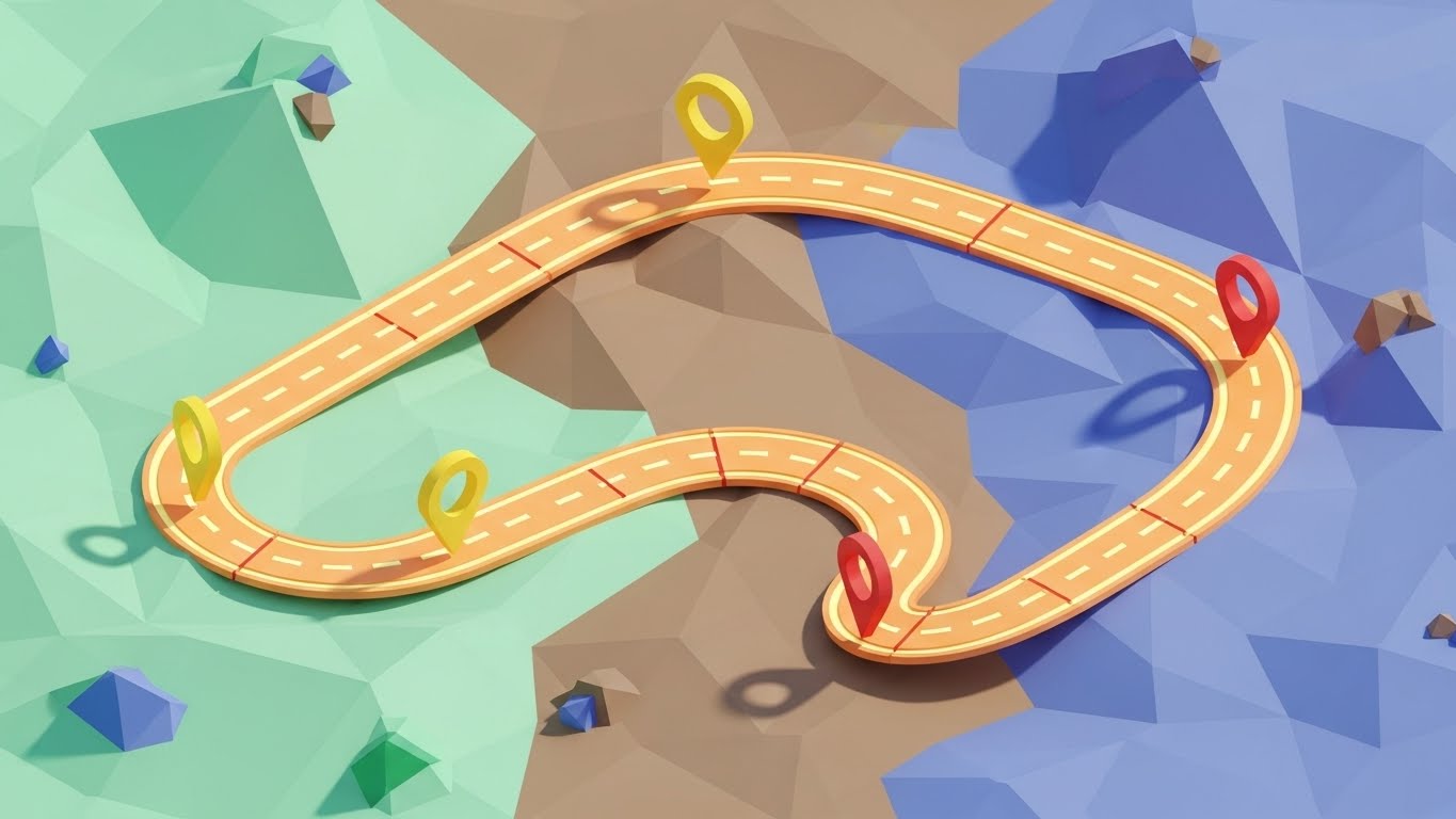 (Low-Poly Roadmap): The Journey + Guided Learning