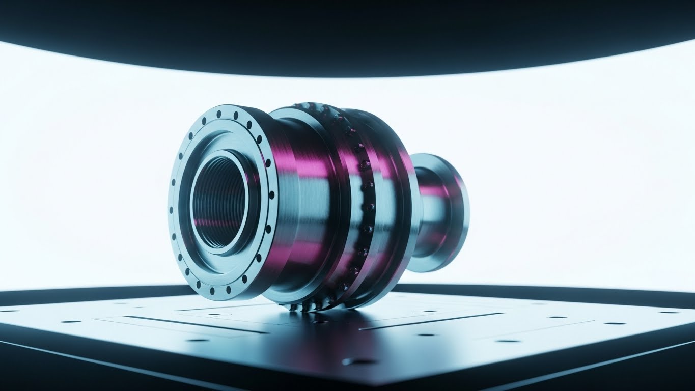 Photorealistic 3D Renders: Virtual Prototype + Showcasing aerospace-grade surface finish