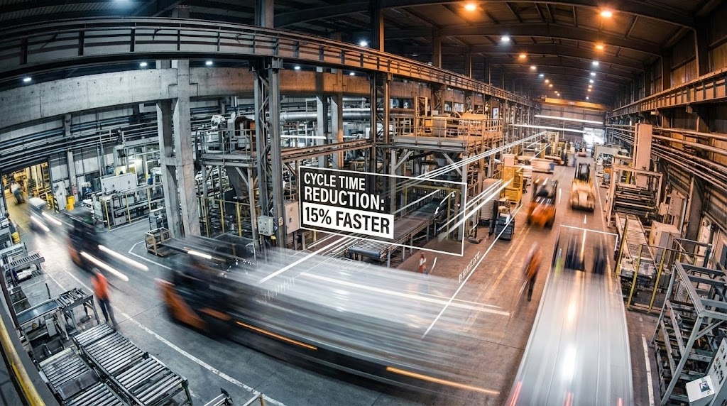 Hyper-lapse with Data Overlay: Kinetic Operations + Proving cycle time reduction