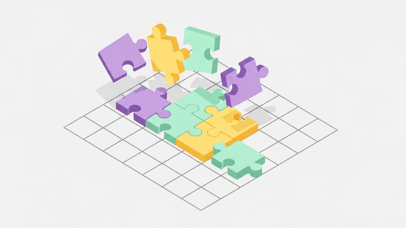(Isometric 2D Motion Design): Modular Fit + Activating Trial Users