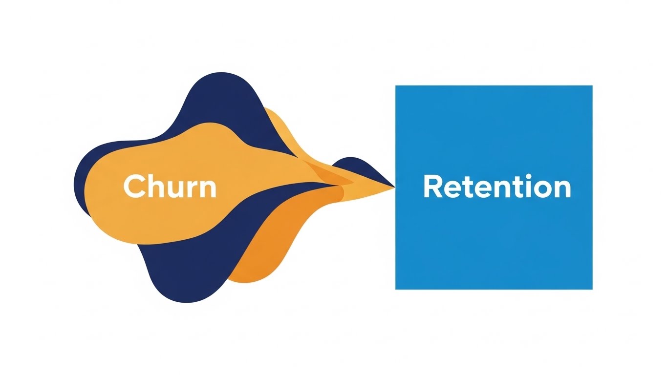 (Abstract 2D Motion Graphics): Liquid Stability + Solidifying Customer Retention