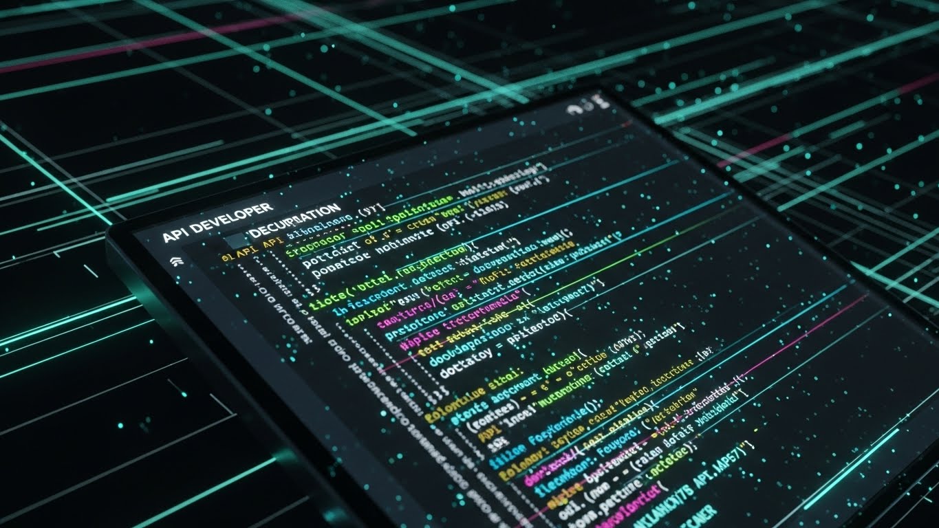 (Futuristic Neon/Dark Mode): Code Syntax + Targeting the Technical Buyer