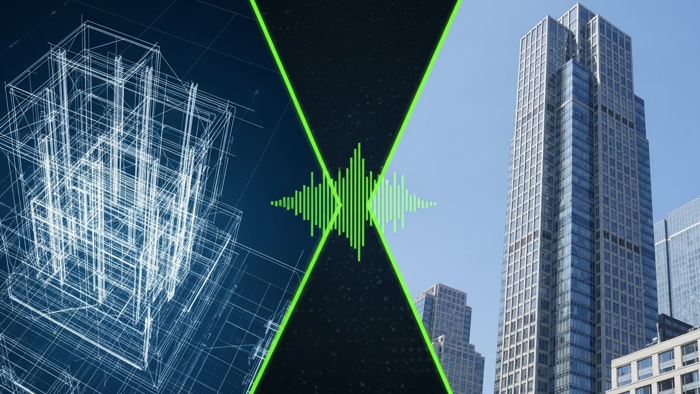 (Wireframe to Reality Transition): Blueprint Scan + Visualizing Legacy Modernization