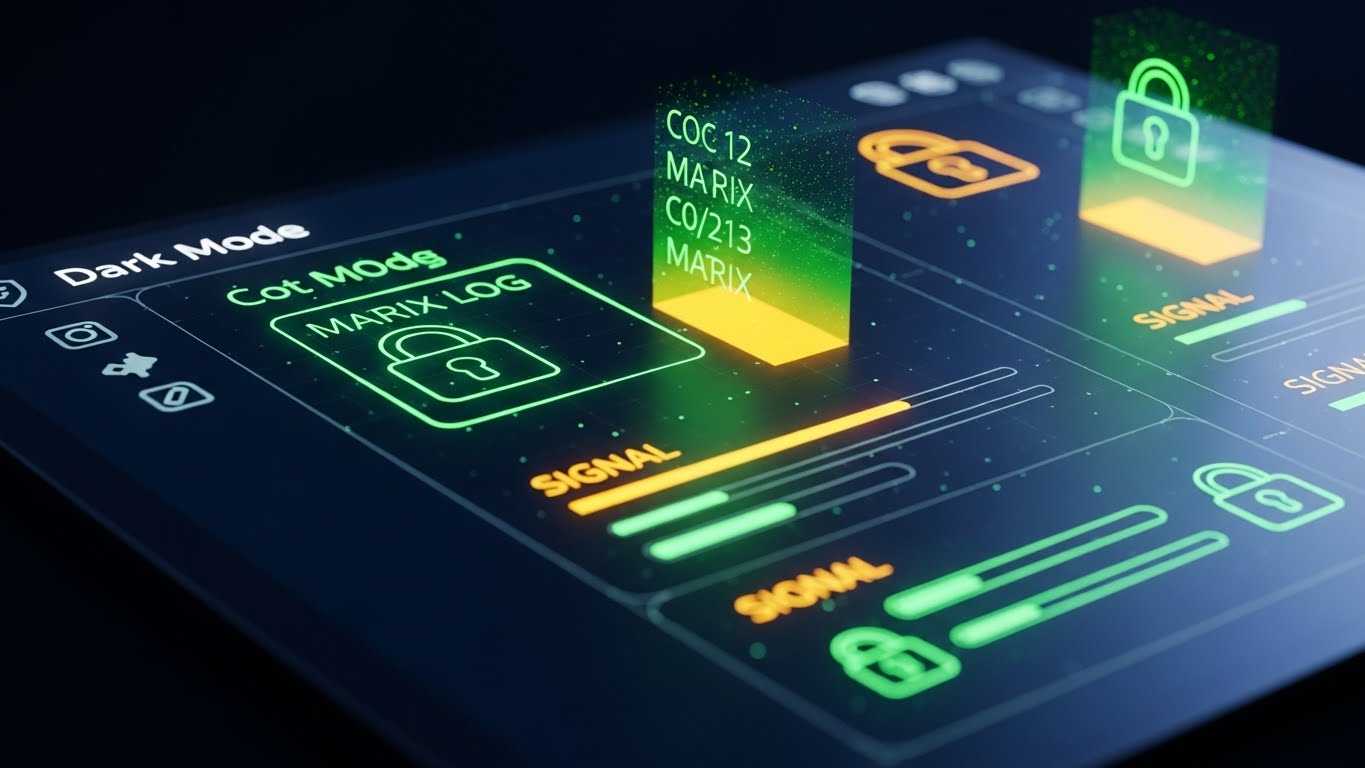 (Dark Mode UI Showcase): Luminous Code - Visualizing Security