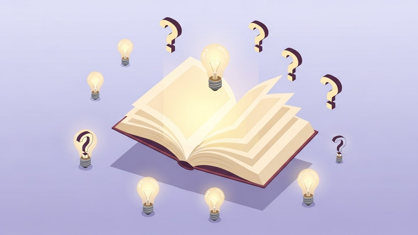 (Minimalist Isometric Hybrid): Glowing Book + Simplifying Knowledge Transfer