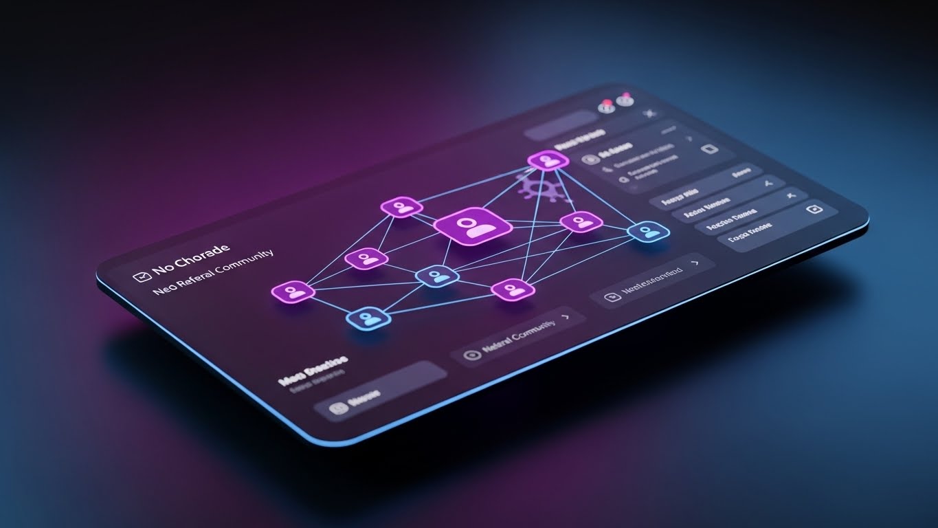 (Dark Mode UI Showcase): Glowing Nodes + Visualizing the User Community