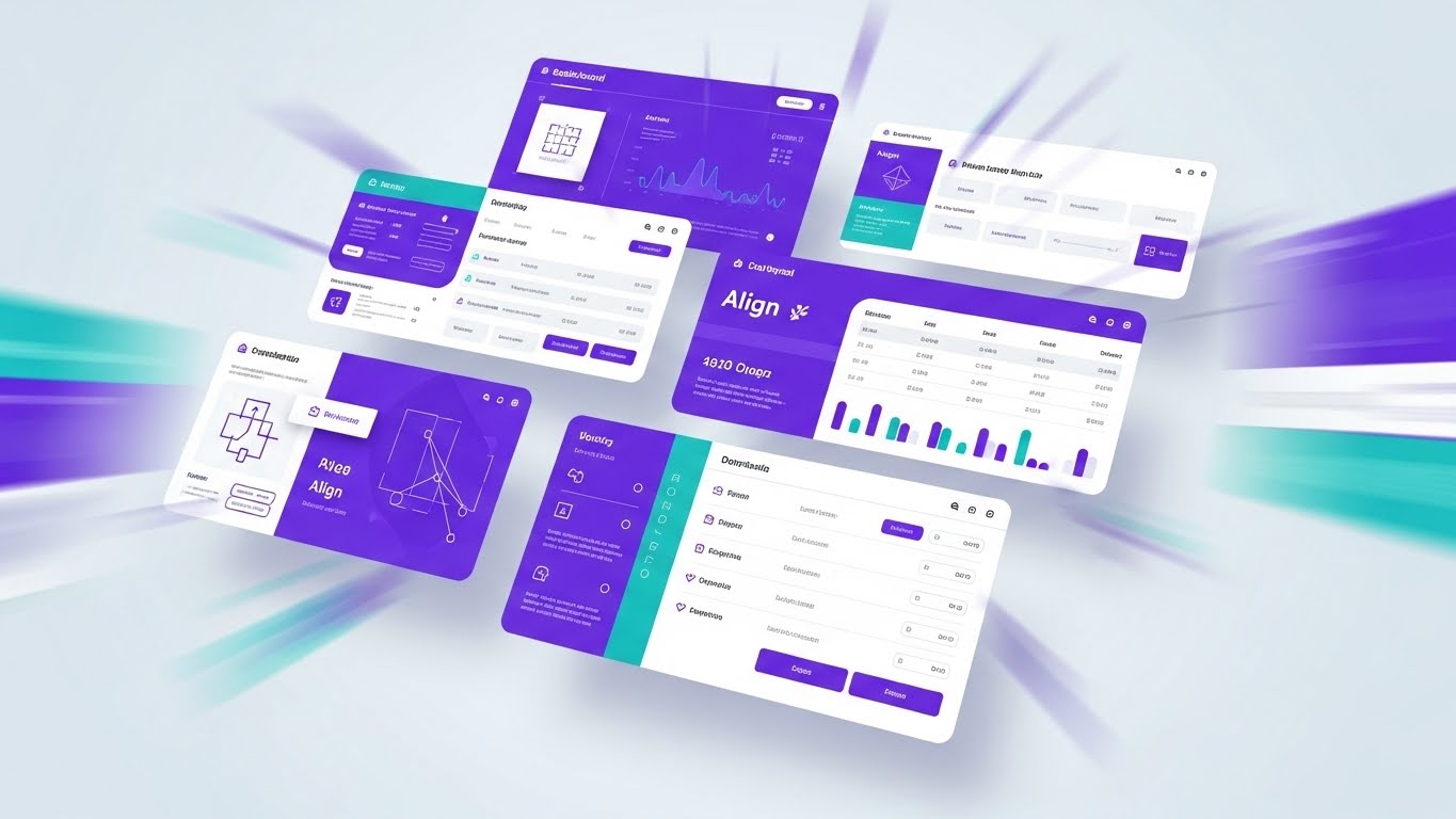 (Rapid UI Feature Montage): Stacked Screens + Accelerating Adoption Confidence