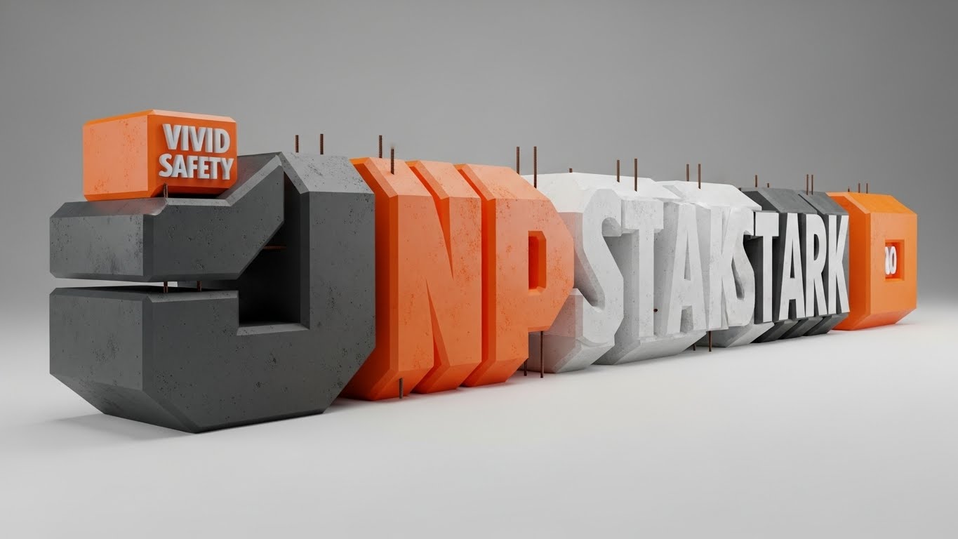 (Bold Kinetic Typography): Concrete Blocks + Establishing Unshakeable Stability