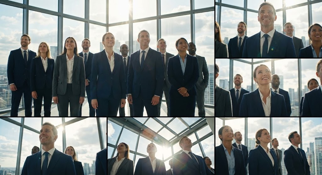 (Aspirational Stock Montage): Sunlight & Suits + Humanizing the Win