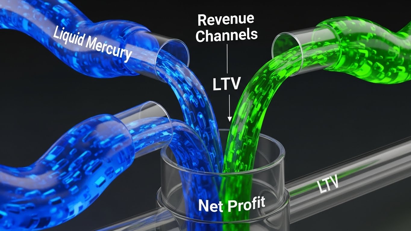 (Dynamic Data Visualization): Liquid Revenue + Visualizing ROI