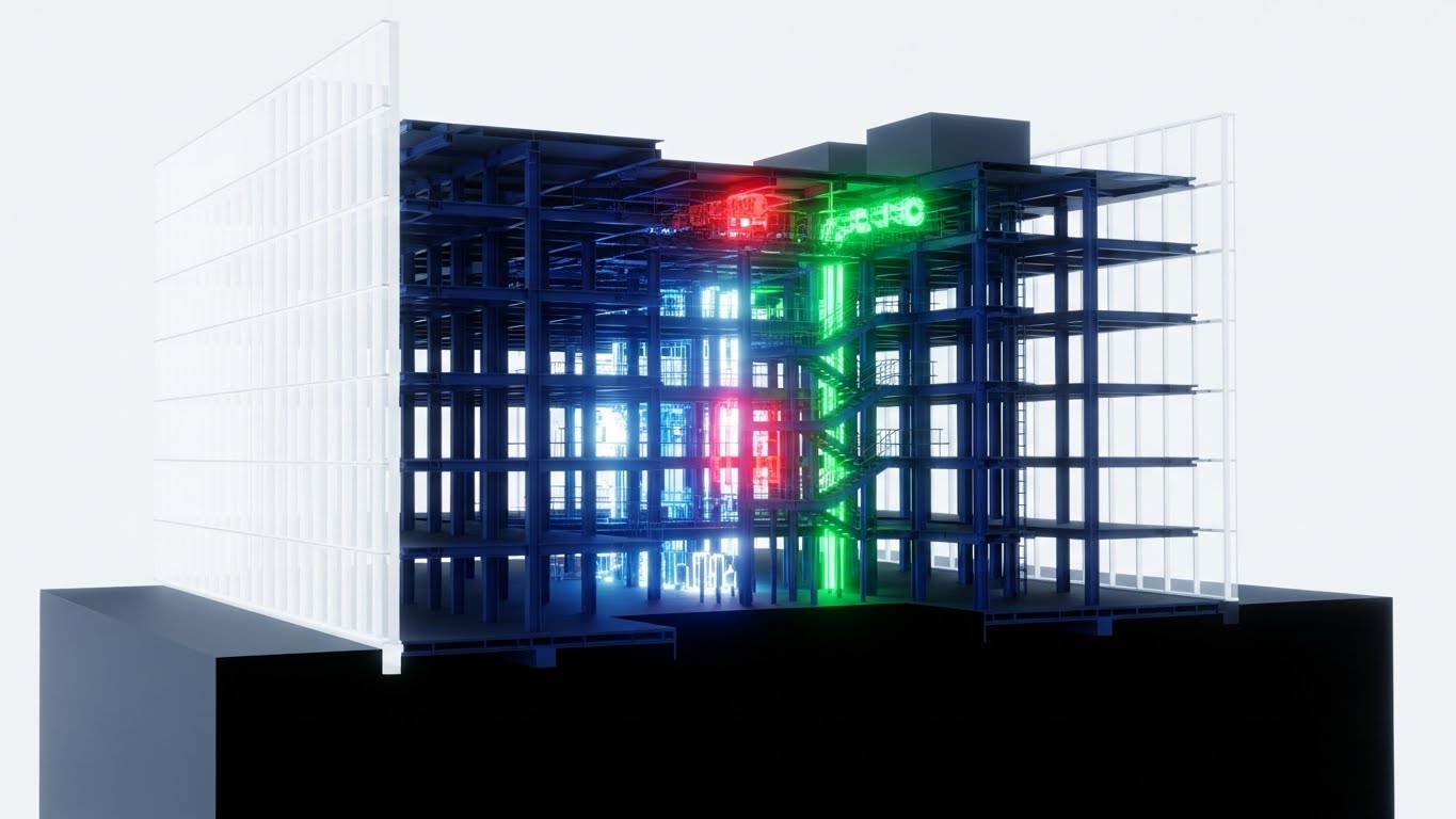 (3D X-Ray Visualization): Translucent Structure + Seeing Unseen Costs