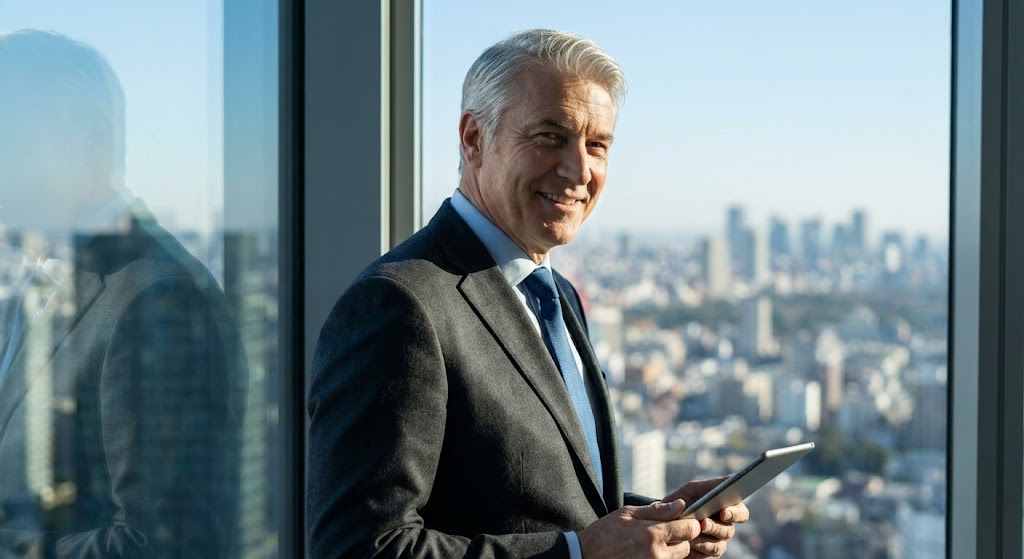 (Generative AI Realistic Character): Executive Presence + Embodying Financial Leadership