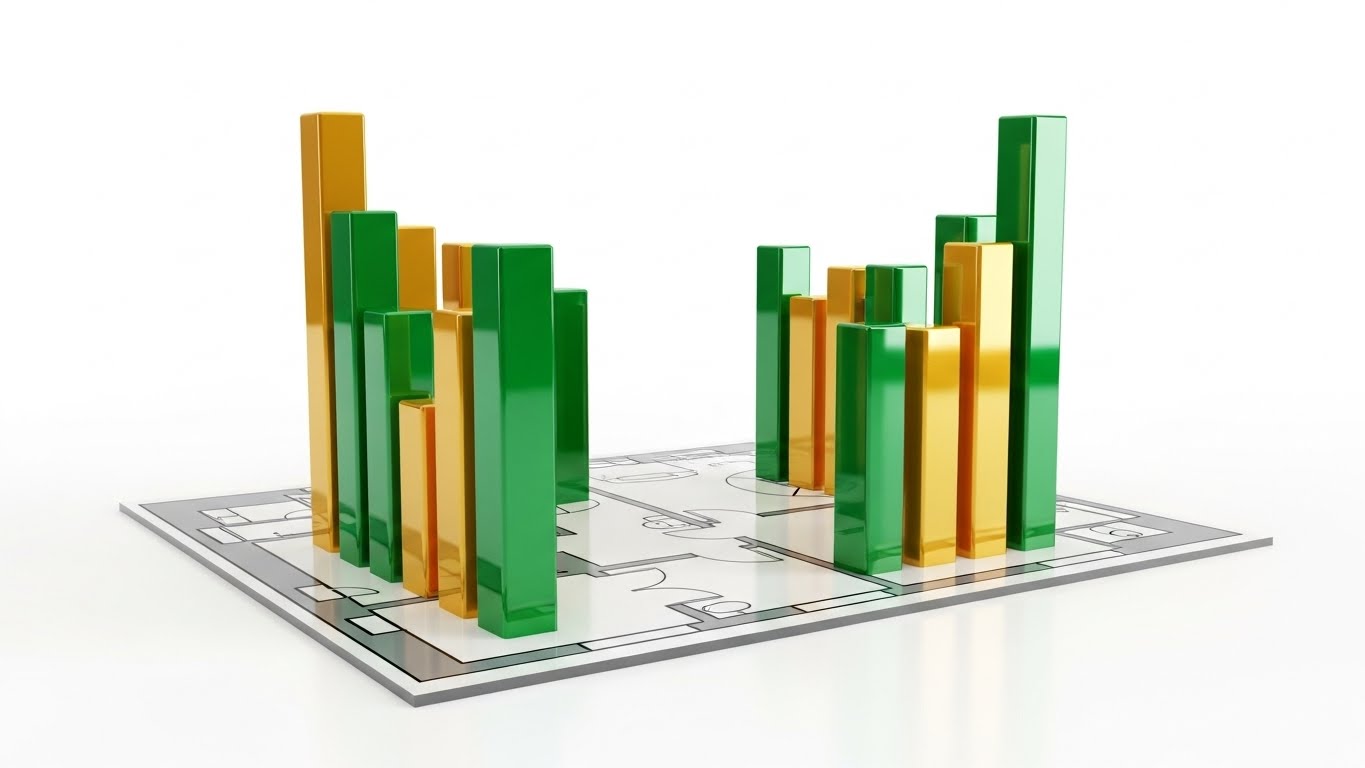(Dynamic Data Visualization): Extruded Charts + Mapping Money Meters